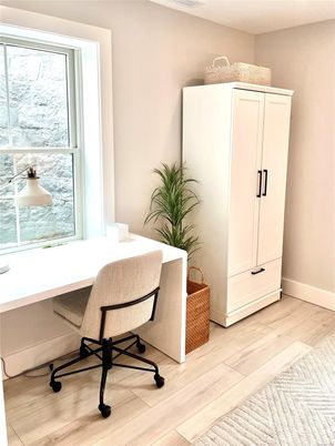 Home Office, Interior, Wood Texture Flooring