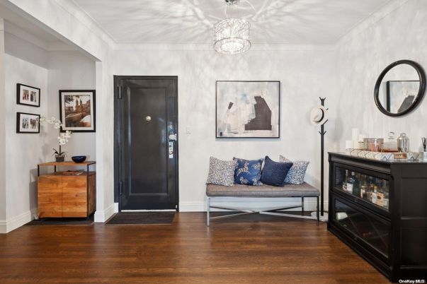 Chandelier, Interior, Wood Texture Flooring