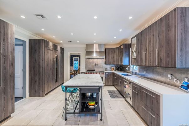 Interior, Kitchen, Recessed Lighting, Stainless Steel Appliances