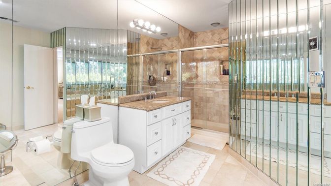 Bathroom, Glass Shower, Interior