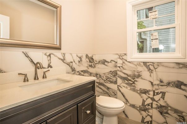 Bathroom, Interior, Marble Walls