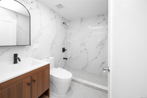 Bathroom, Interior, Marble Walls