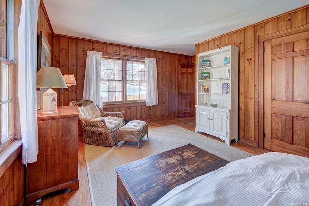 Bedroom, Interior, Wood Texture Flooring, Wooden Walls