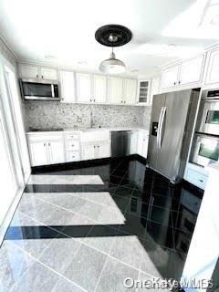 Interior, Kitchen, Pendant Lights, Stainless Steel Appliances