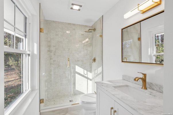 Bathroom, Glass Shower, Interior