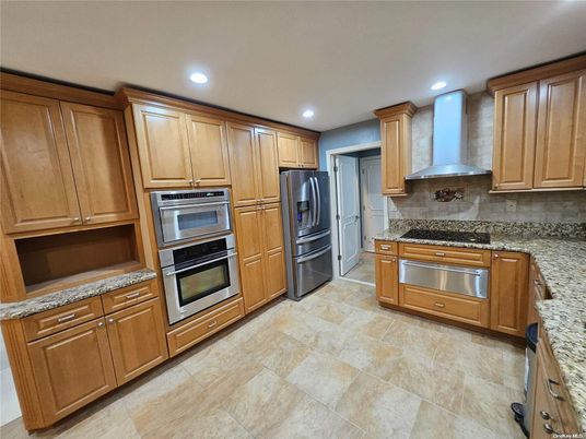 Interior, Kitchen, Recessed Lighting, Stainless Steel Appliances