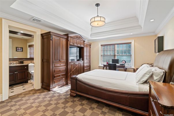 Bedroom, Home Office, Interior, Pendant Lights, Recessed Lighting