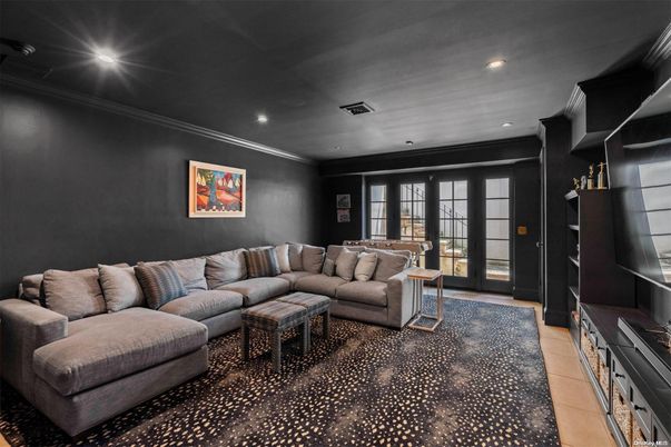 Interior, Living room, Recessed Lighting