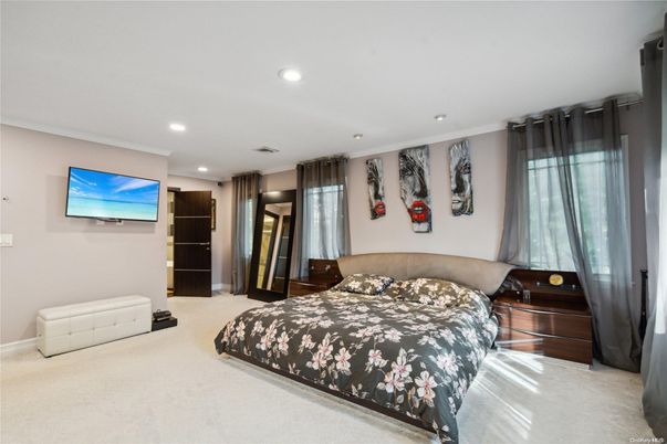 Bedroom, Interior, Recessed Lighting