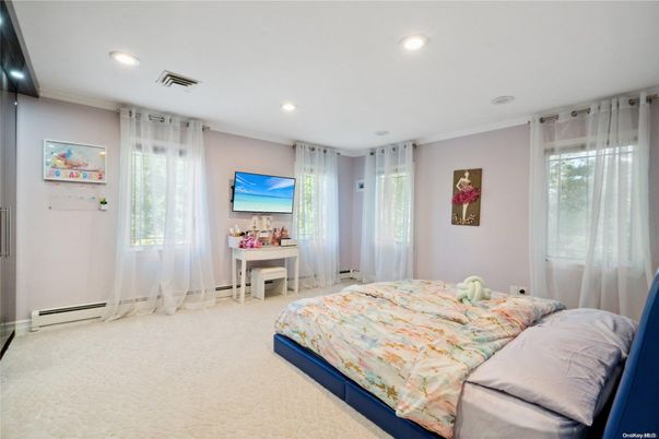 Bedroom, Interior, Recessed Lighting