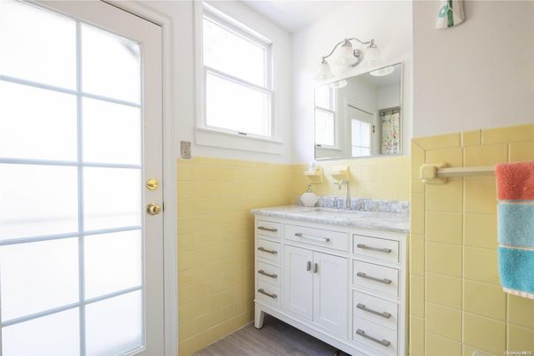 Bathroom, Interior, Wood Texture Flooring