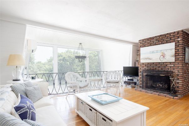 Fireplace, Interior, Living room, Stone Walls, Wood Texture Flooring