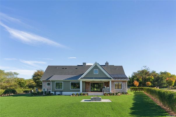 Backyard, Exterior, Facade, Solar Panels, Farmhouse
