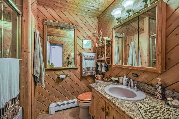 Bathroom, Interior, Wooden Ceilings, Wooden Walls