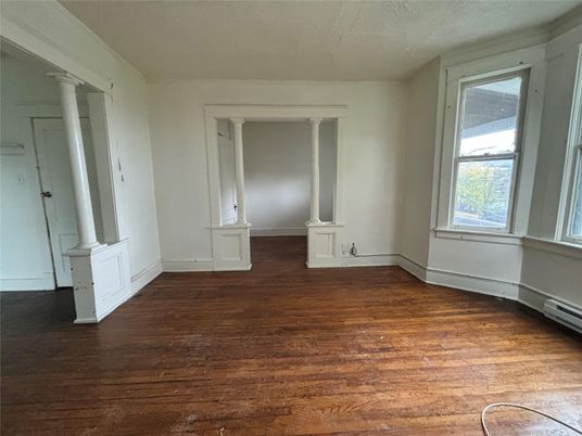 Empty room, Interior, Wood Texture Flooring