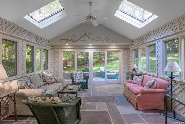Interior, Living room, Recessed Lighting, Sun Room