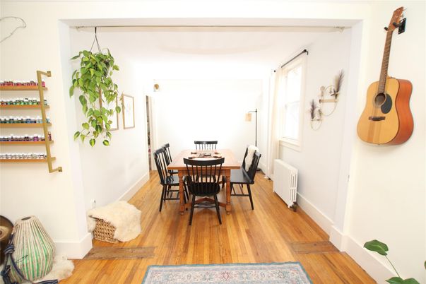 Dining room, Interior, Wood Texture Flooring