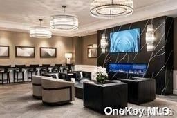 Interior, Living room, Marble Walls, Pendant Lights