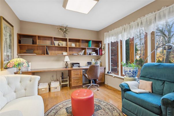 Home Office, Interior, Wood Texture Flooring