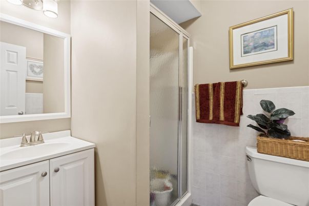 Bathroom, Glass Shower, Interior