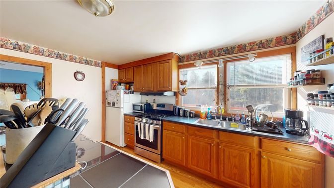 Interior, Kitchen, Wood Texture Flooring