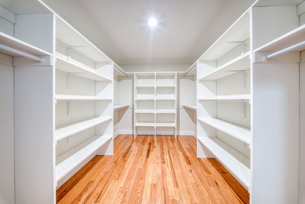 Interior, Recessed Lighting, Walk-in Closets, Wood Texture Flooring