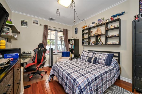 Bedroom, Home Office, Interior, Wood Texture Flooring