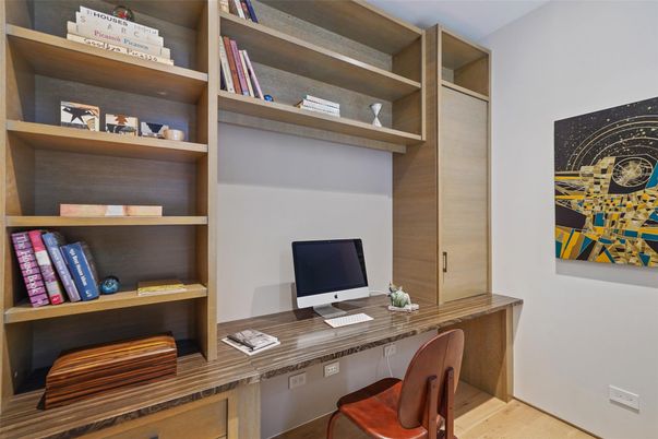 Home Office, Interior, Wood Texture Flooring