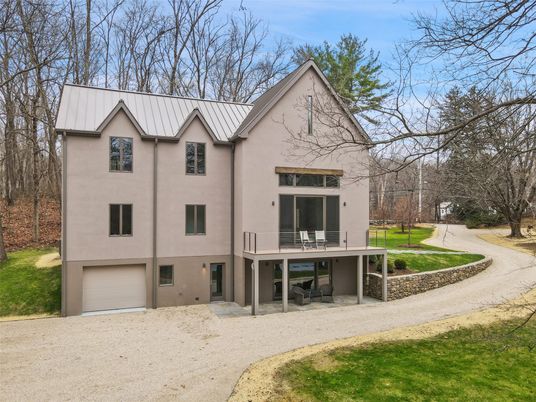 Attached, Backyard, Exterior, Facade, Farmhouse
