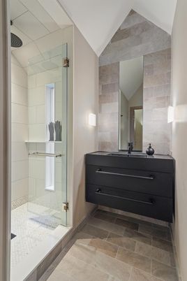 Bathroom, Glass Shower, Interior