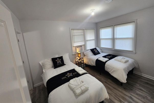 Bedroom, Interior, Wood Texture Flooring