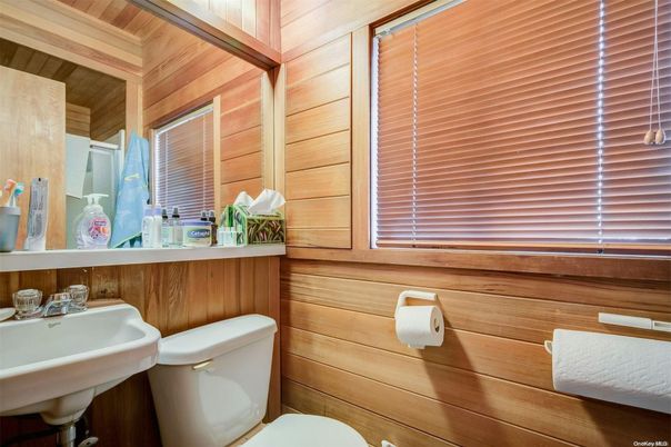 Bathroom, Interior, Wooden Walls