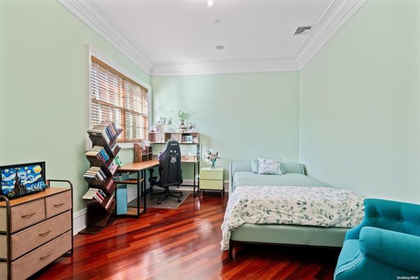 Bedroom, Home Office, Interior, Wood Texture Flooring