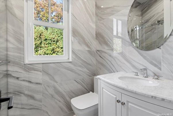Bathroom, Interior, Marble Walls