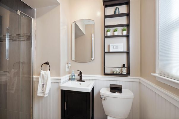 Bathroom, Glass Shower, Interior