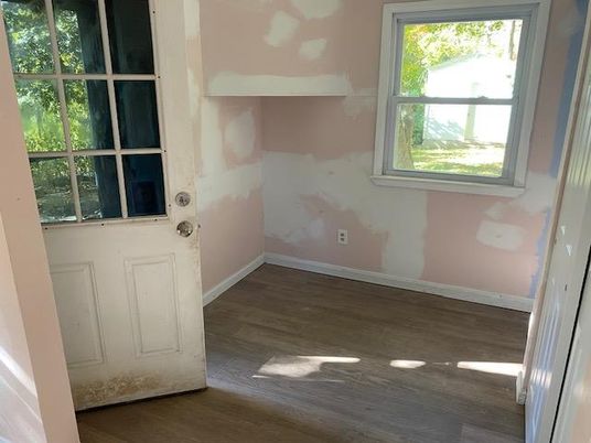 Empty room, Interior, Wood Texture Flooring