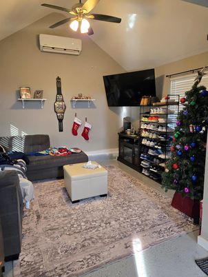 Interior, Living room, Recessed Lighting