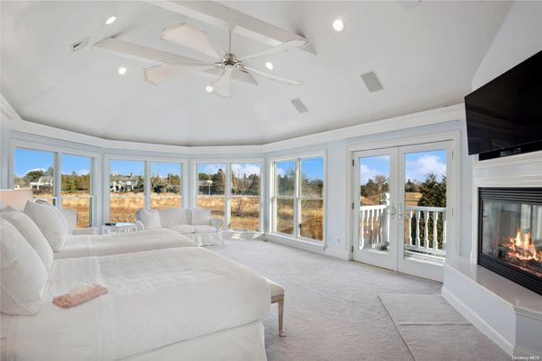 Bedroom, Fireplace, Interior, Recessed Lighting