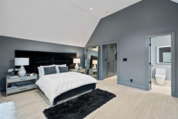 Bathroom, Bedroom, Interior, Recessed Lighting, Wood Texture Flooring