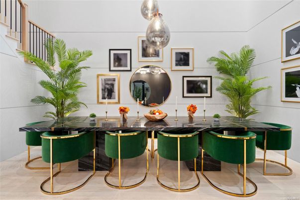 Dining room, Interior, Pendant Lights
