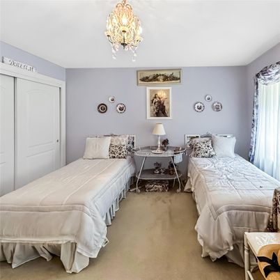 Bedroom, Chandelier, Interior