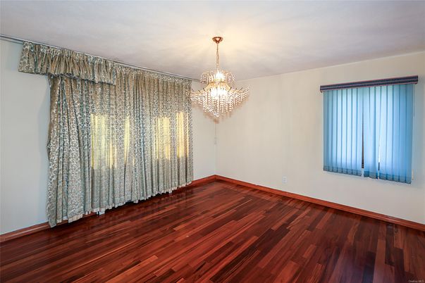 Chandelier, Empty room, Interior, Wood Texture Flooring