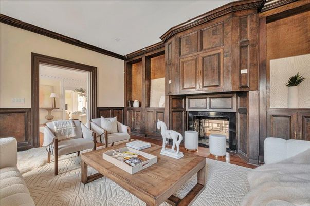 Fireplace, Interior, Living room, Wood Texture Flooring, Wooden Walls