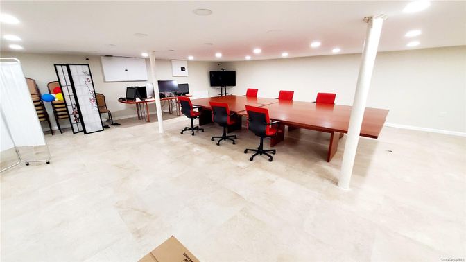 Home Office, Interior, Recessed Lighting