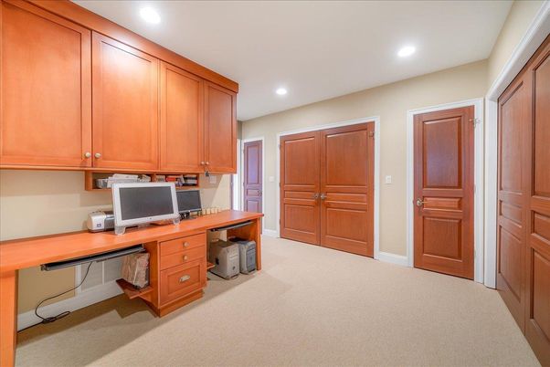 Home Office, Interior, Recessed Lighting