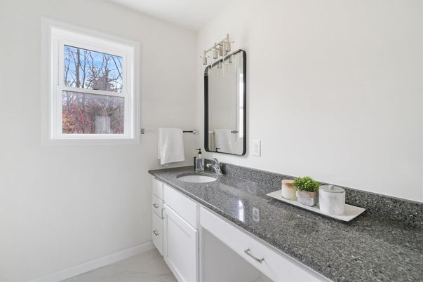 Bathroom, Dual Sink Vanities, Interior, Marble
