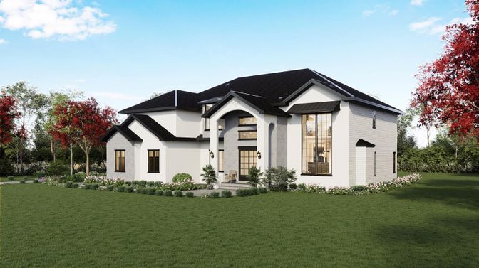 Backyard, Exterior, Facade, French Provincial