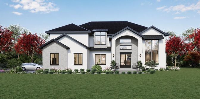 Exterior, Facade, French Provincial