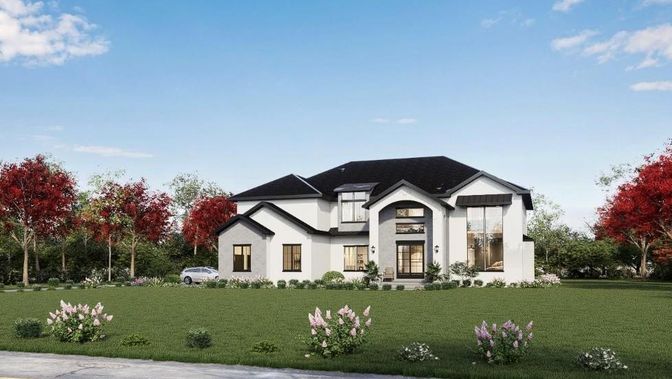 Backyard, Exterior, Facade, French Provincial