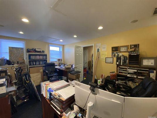 Home Office, Interior, Recessed Lighting